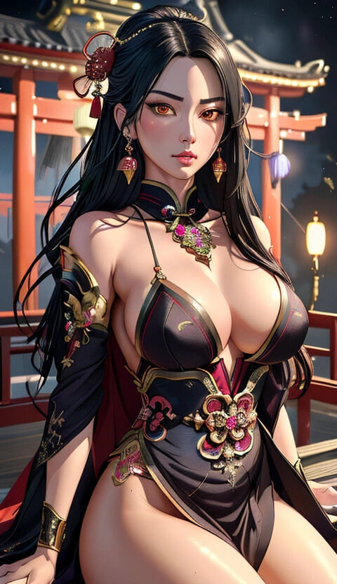 chinese temple (Ai models) #45