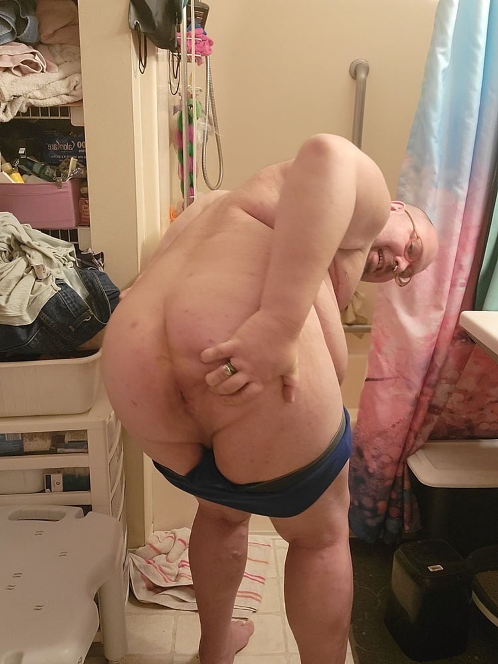 Fat gay chub strips underwear. #5