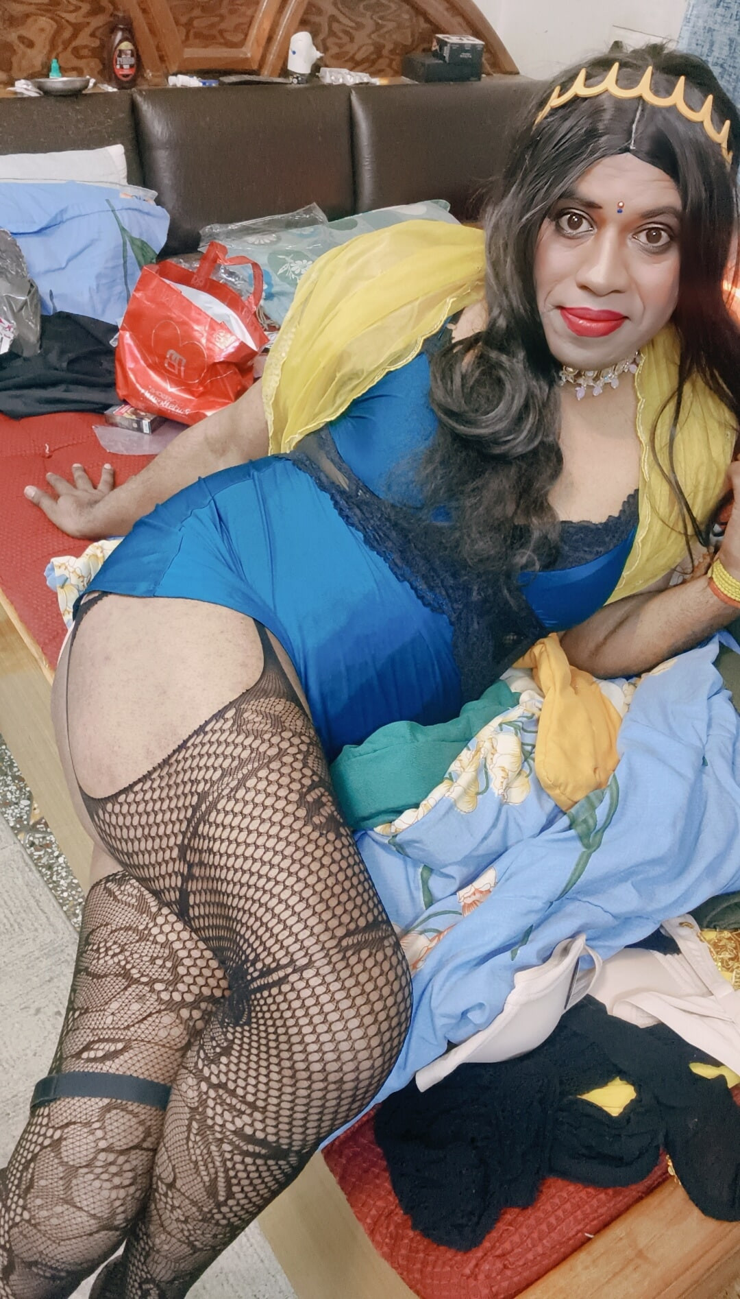 Verronika69 Sexy Desi Queen in Fishnets #34