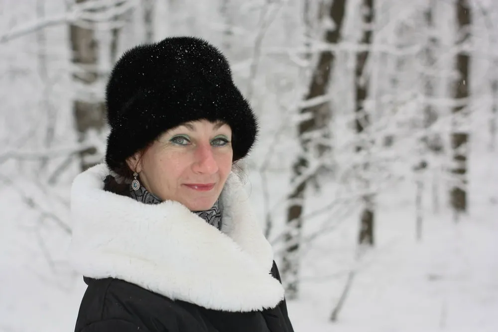 White Winter Portrait