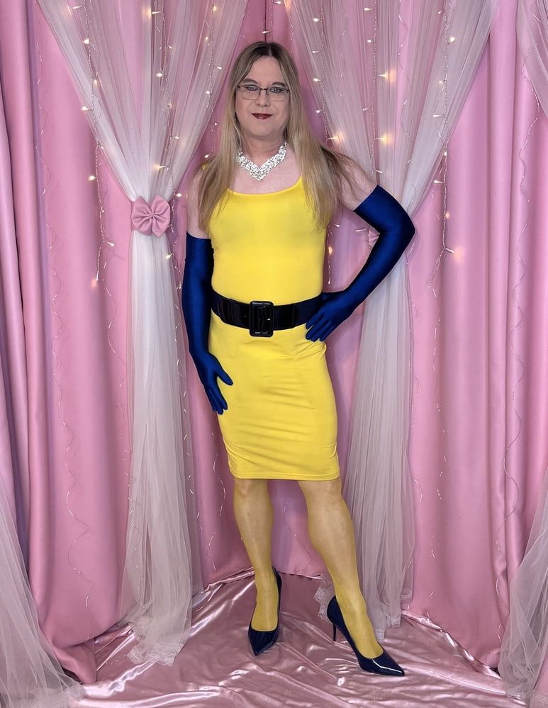 Joanie - Yellow Pencil Dress II #38