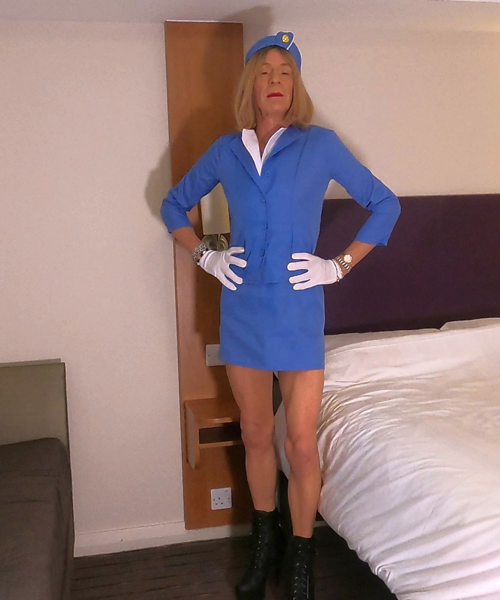 159 Alessia Travestita - Air Hostess #33