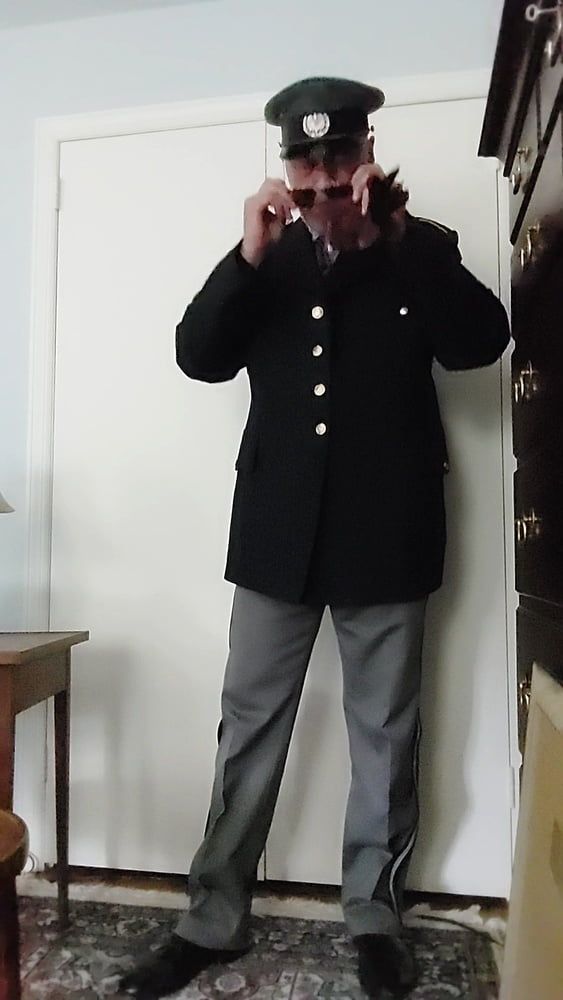 Military officer dressing and in his office  #2