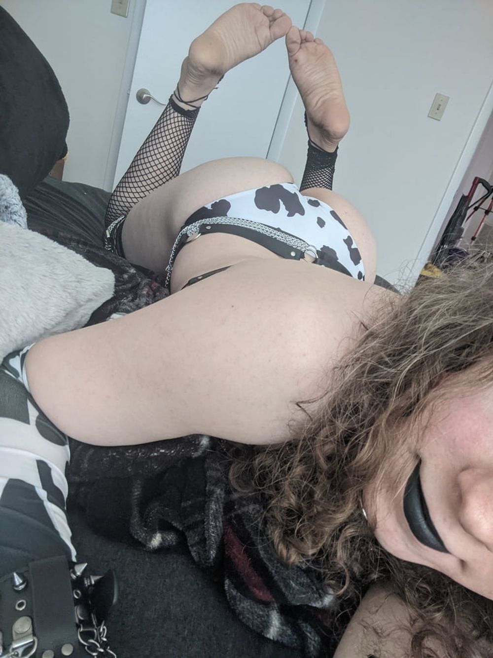 Goth Slut Cow Lingerie #5