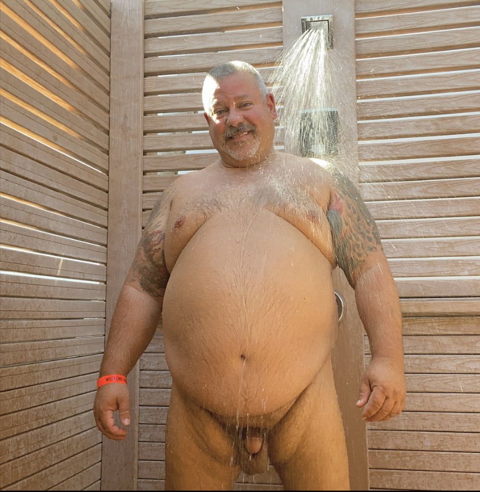 Fat man Italy naked vacation #3