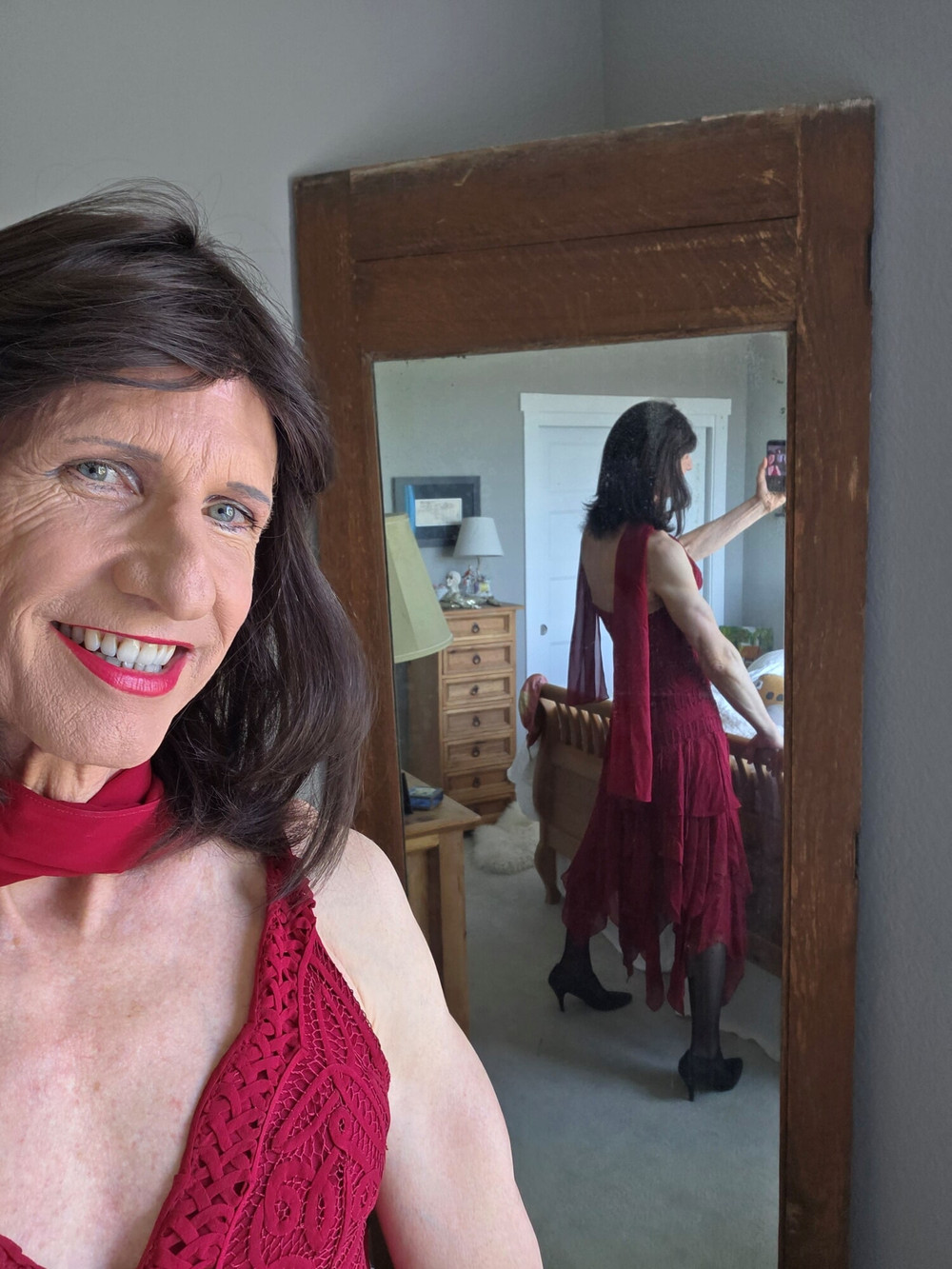 Red dress two #4