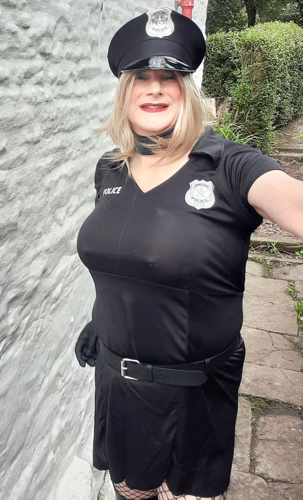 sissy cop outdoors #17