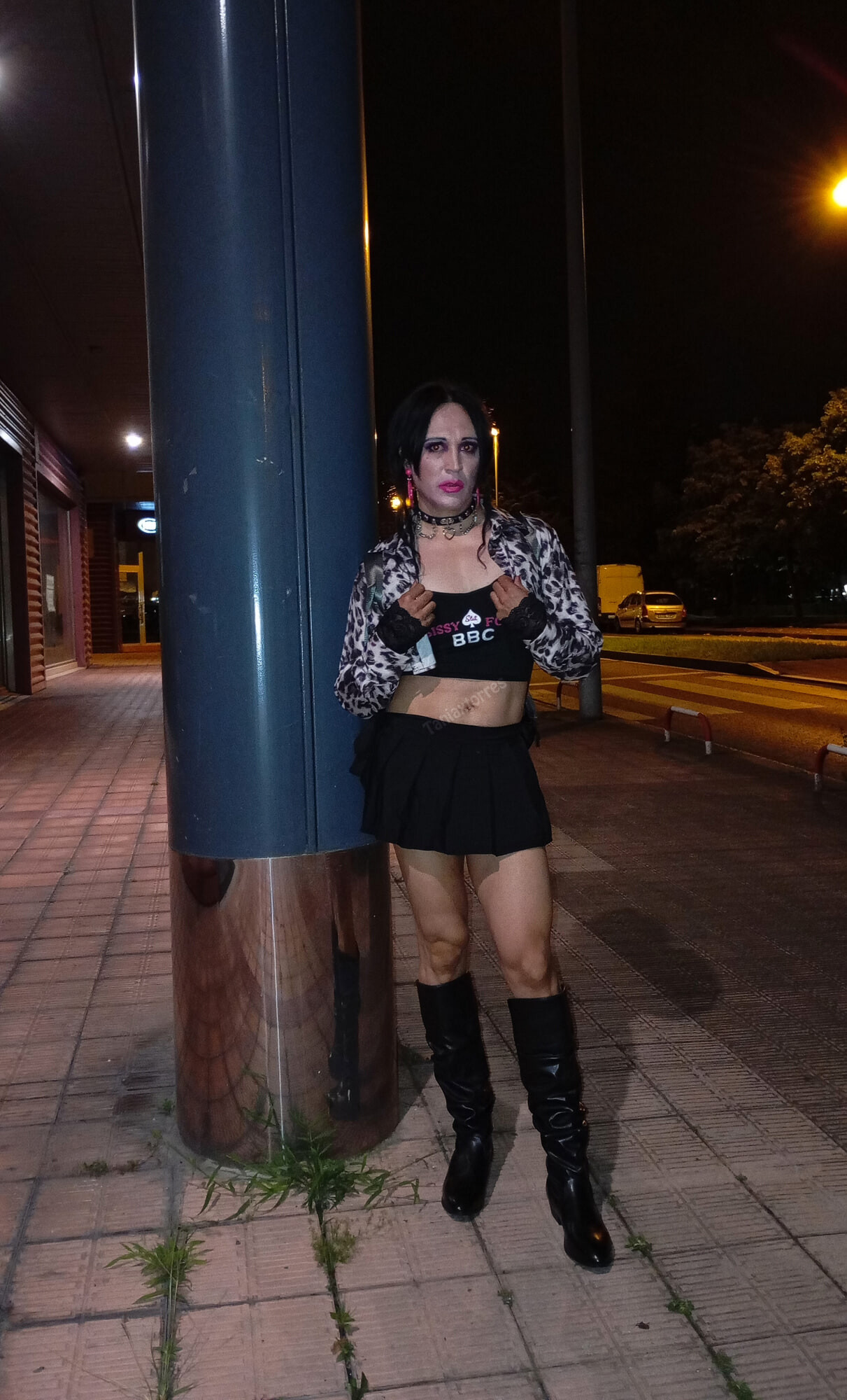 Agosto 2025-Taniax with bbc outfit in the streets #29