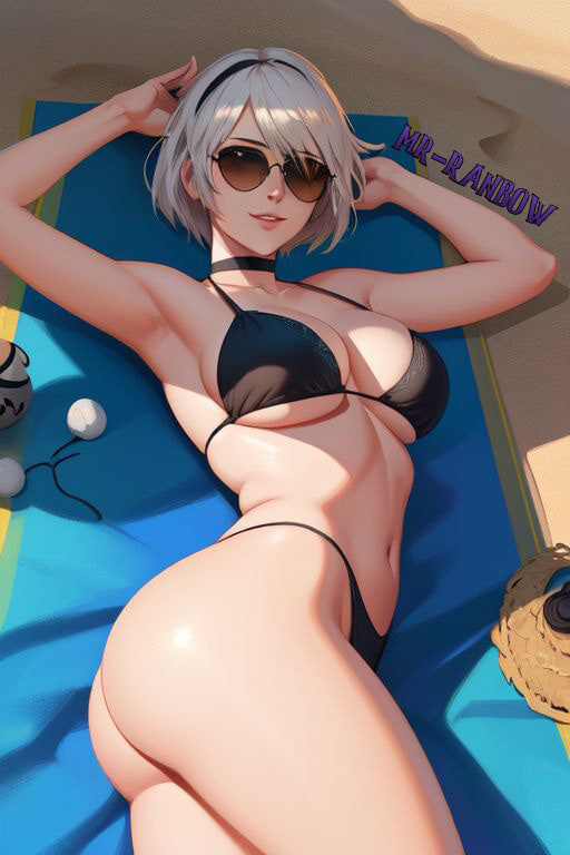 2B is relaxing on the beach 😎 #5