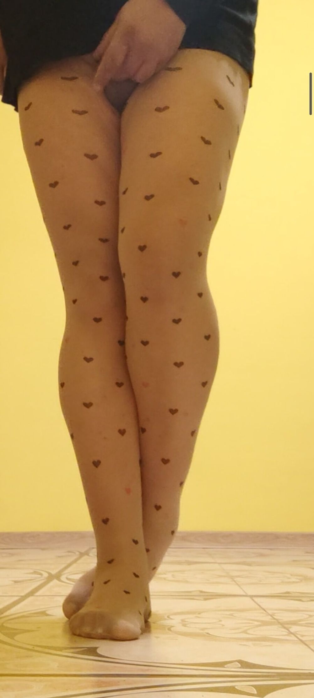 Ripple pantyhose on me #40