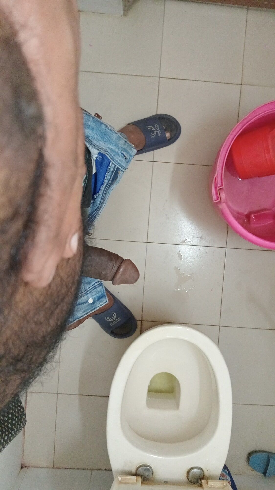 Hot sexy Bengali boy riding Big Black Dick at washroom #6