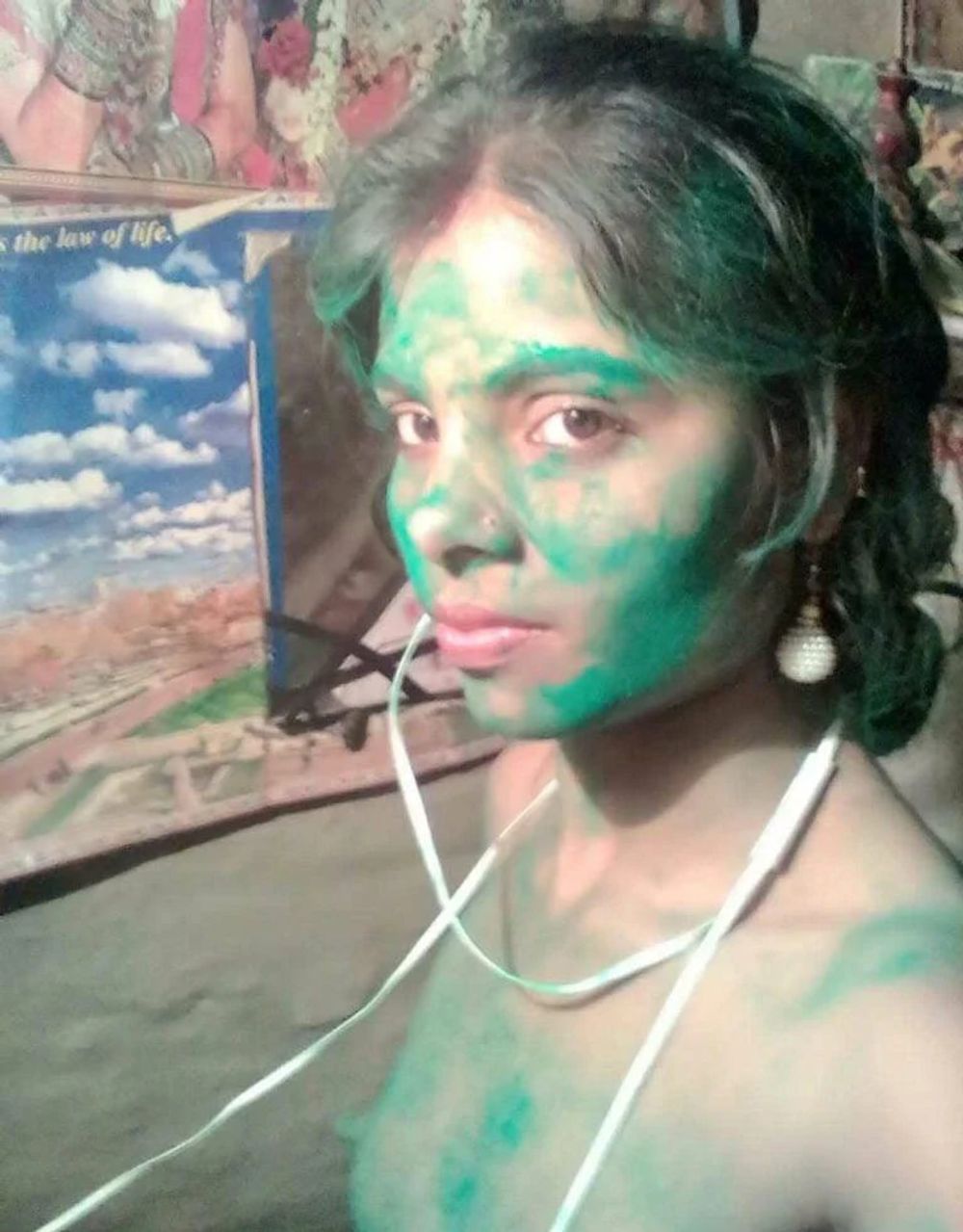 Holi photo my sexi wife  #5