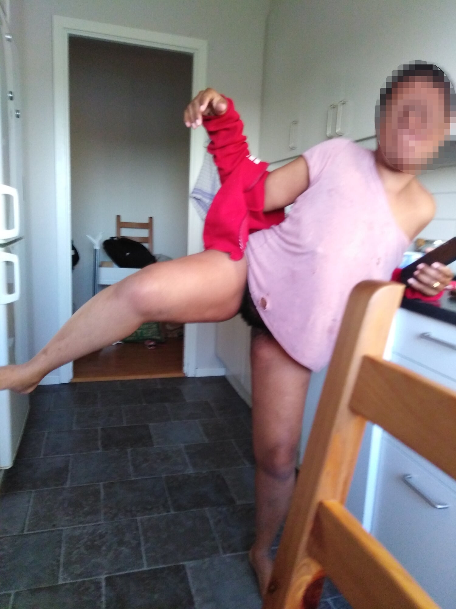 Nude in the kitchen #3