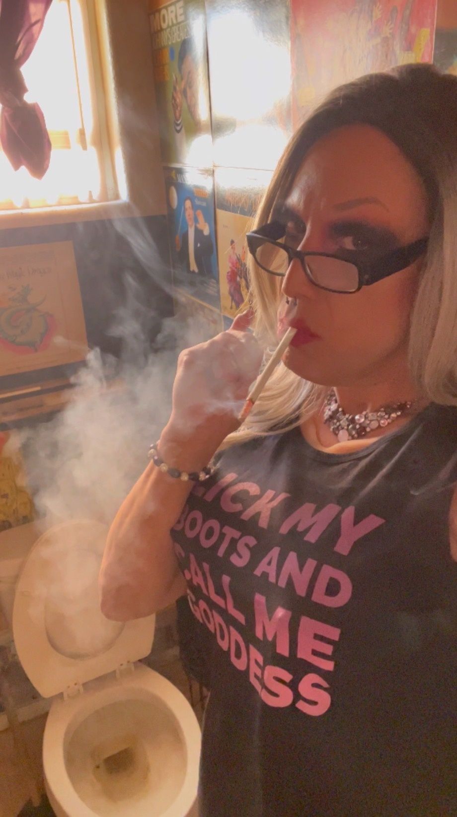 Trans Goddess Smoking Fetish #32