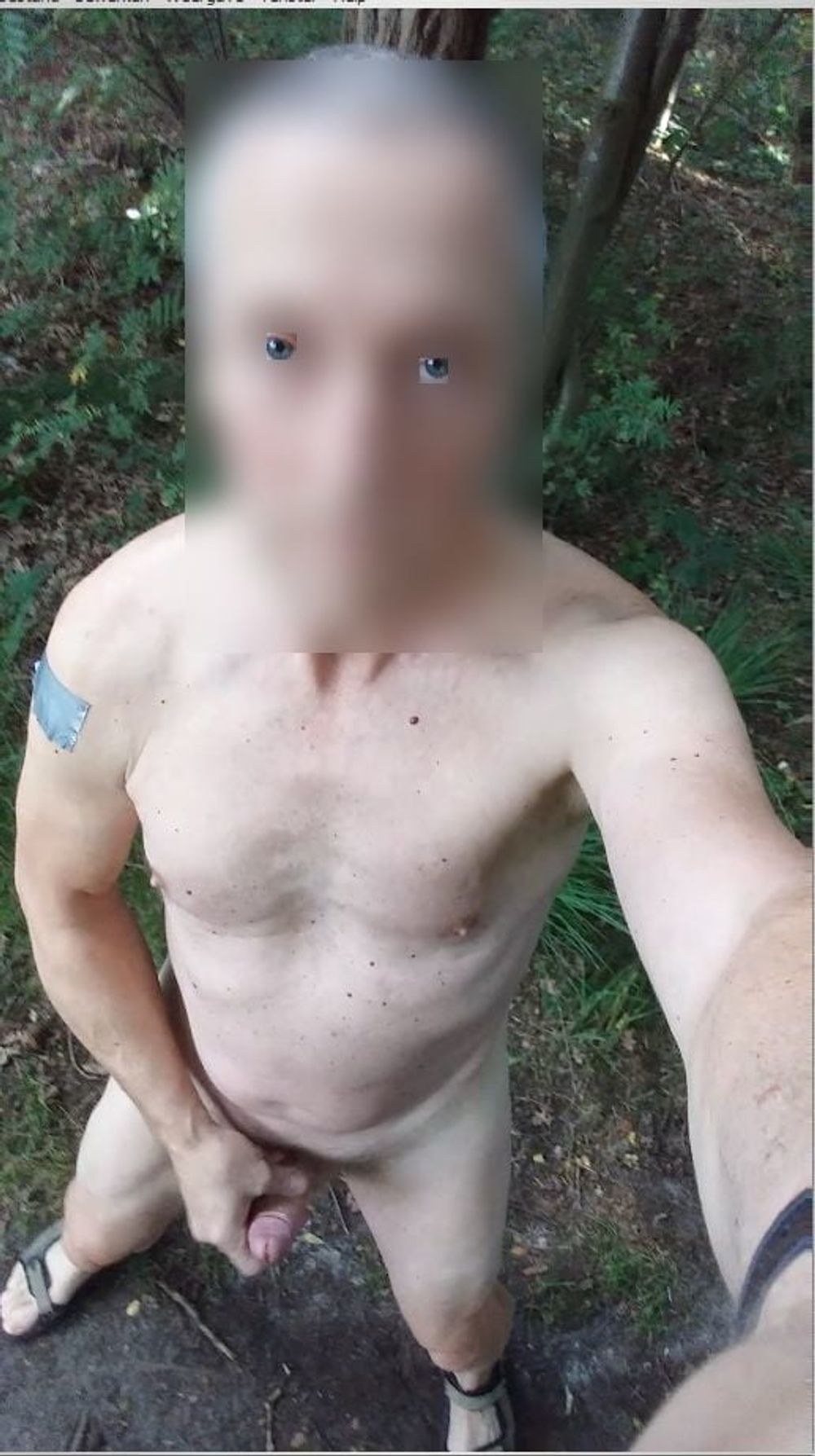 random public outdoor exhibitionist bondage jerking #53