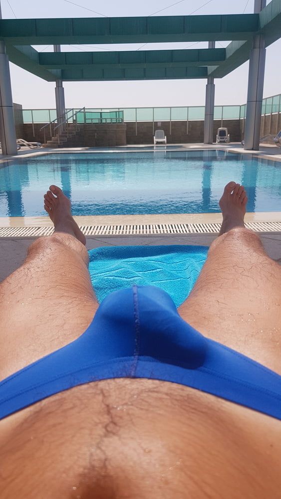  Bulge by the pool in tight speedos #21
