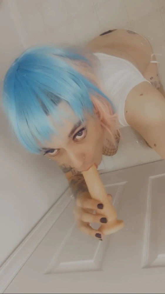 Cute Cosplay Trap in a Micro Bikini