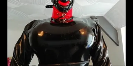 alison in rubber         