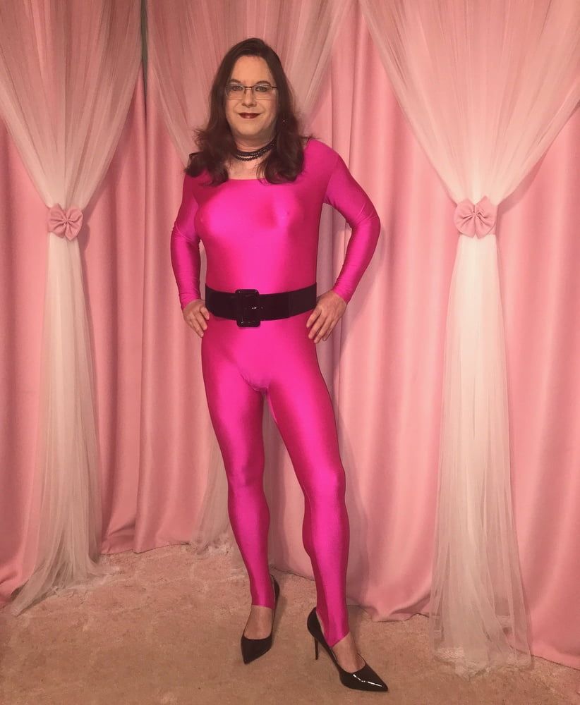 Joanie - Hot Pink Catsuit #15