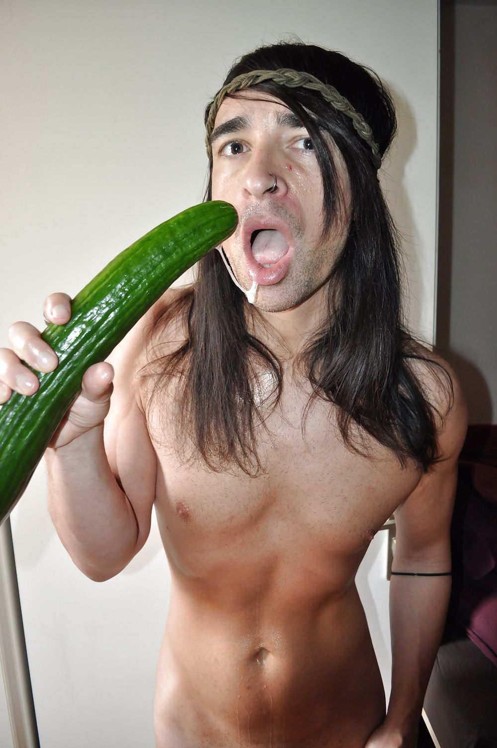 Tygra gets off with two huge cucumbers #28