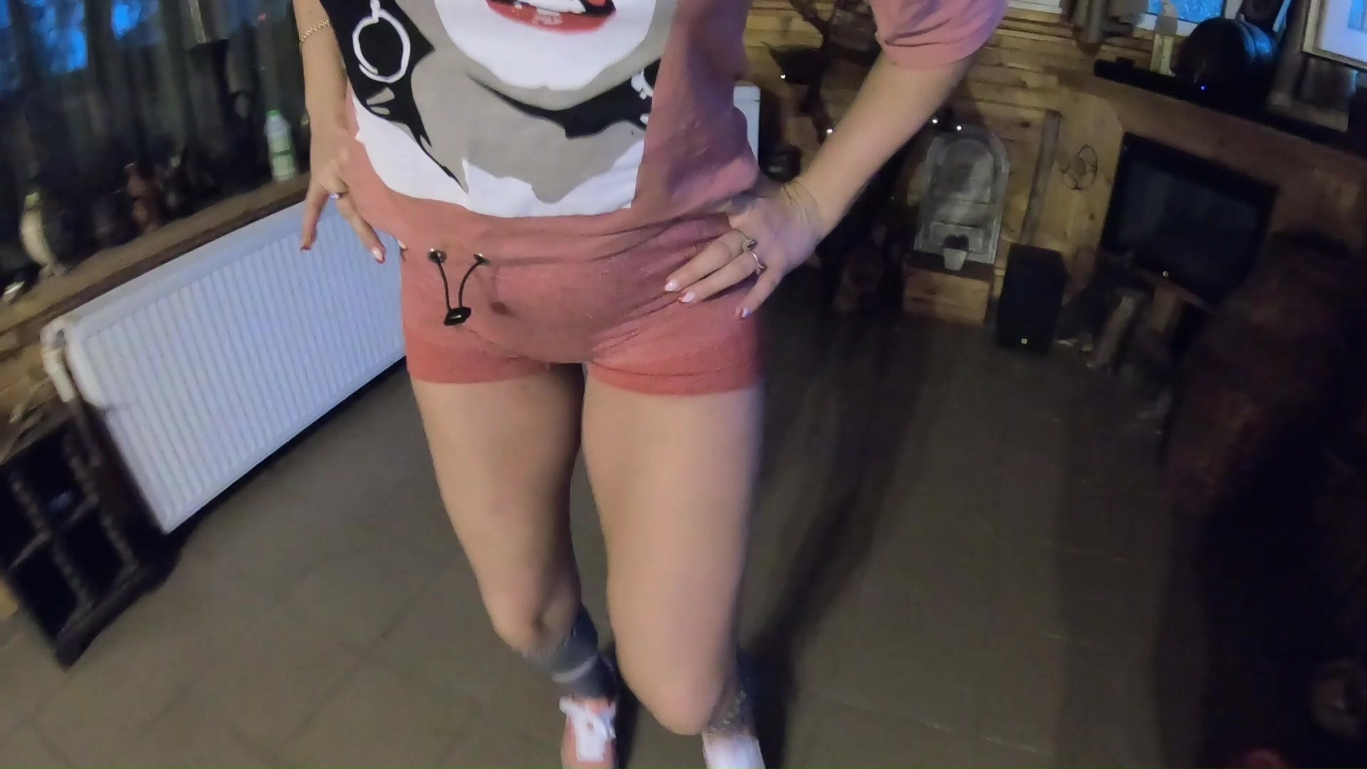Pink Cameltoe Dance – Tight Pants, Twerking & Teasing Moves #11