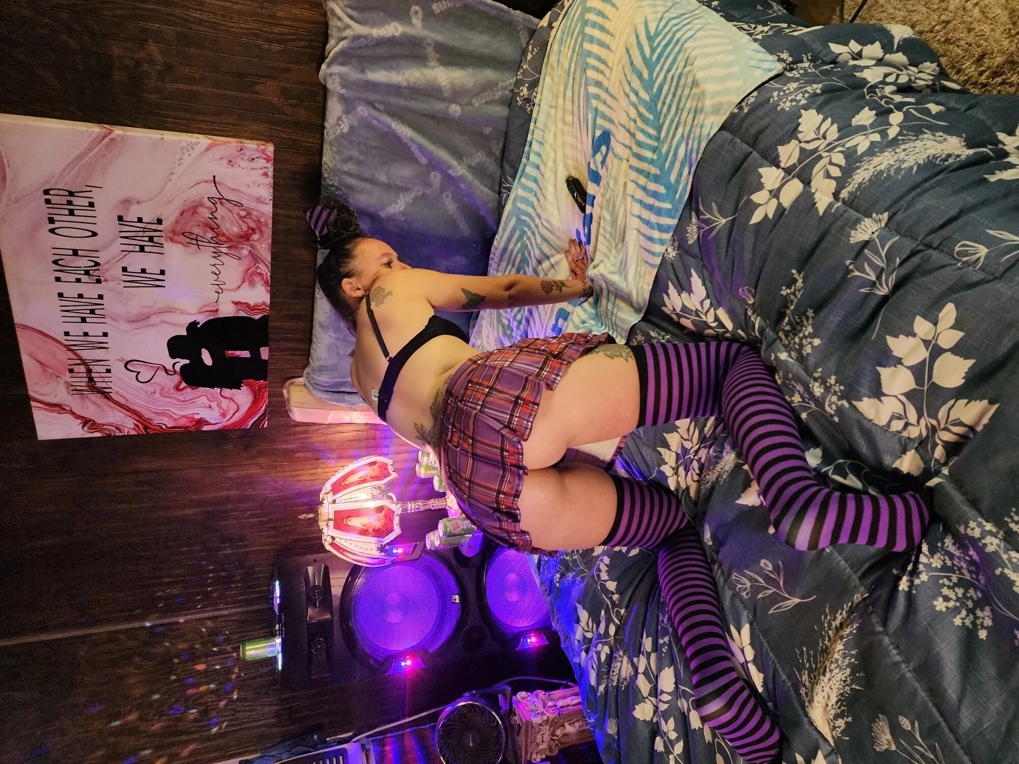 Purple skirt #43