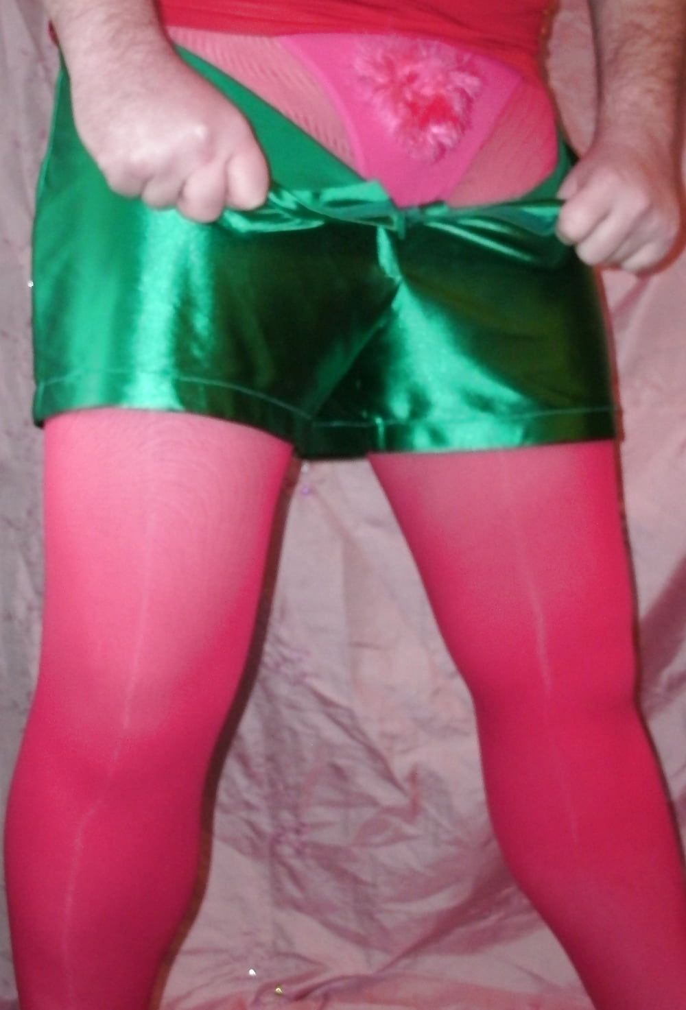 Sissy Boy Lovelaska - Red tights and Chupa Chups #11