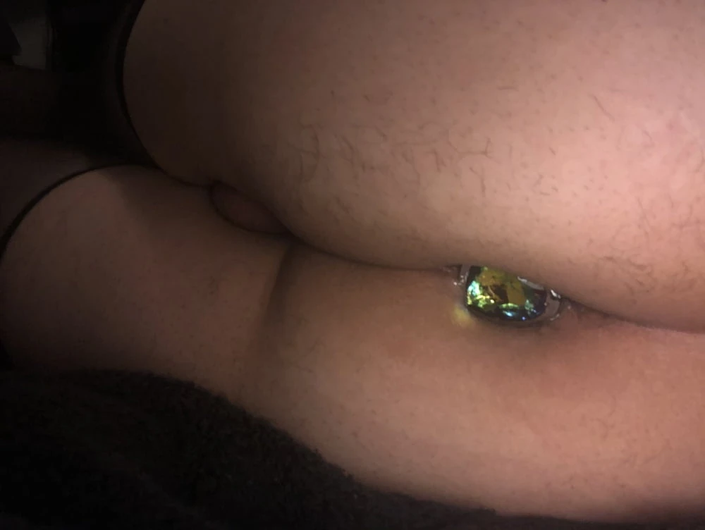 Sissy boy slut pussy plugged  #3