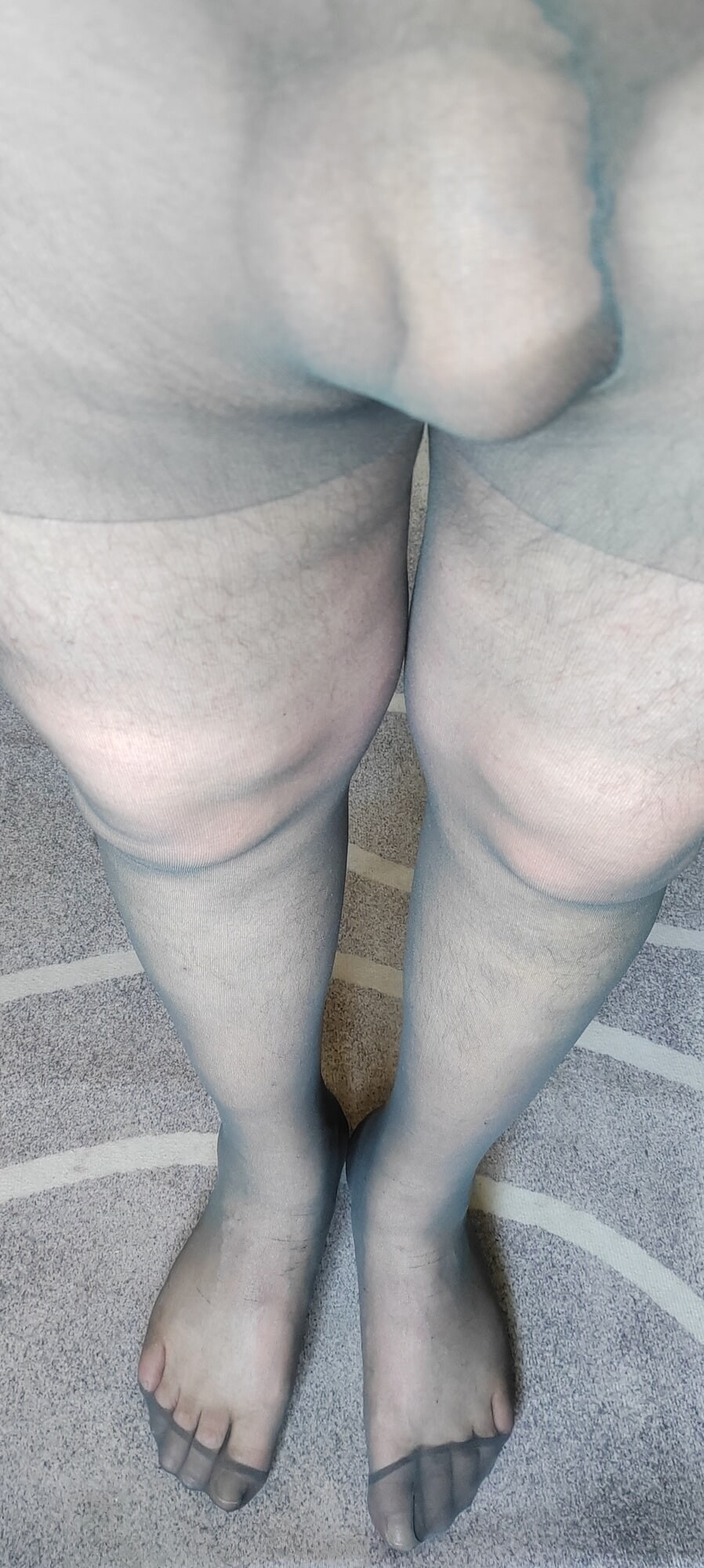 Nylon tights with jeans #21