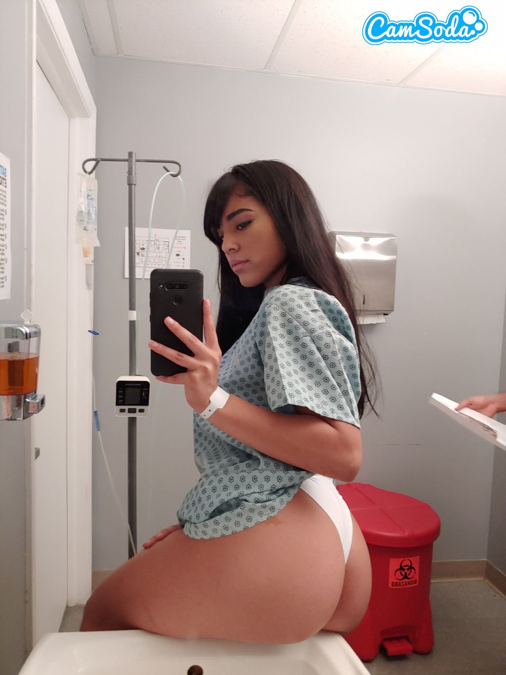 Big bootied latina teen gets horny in the ER #20