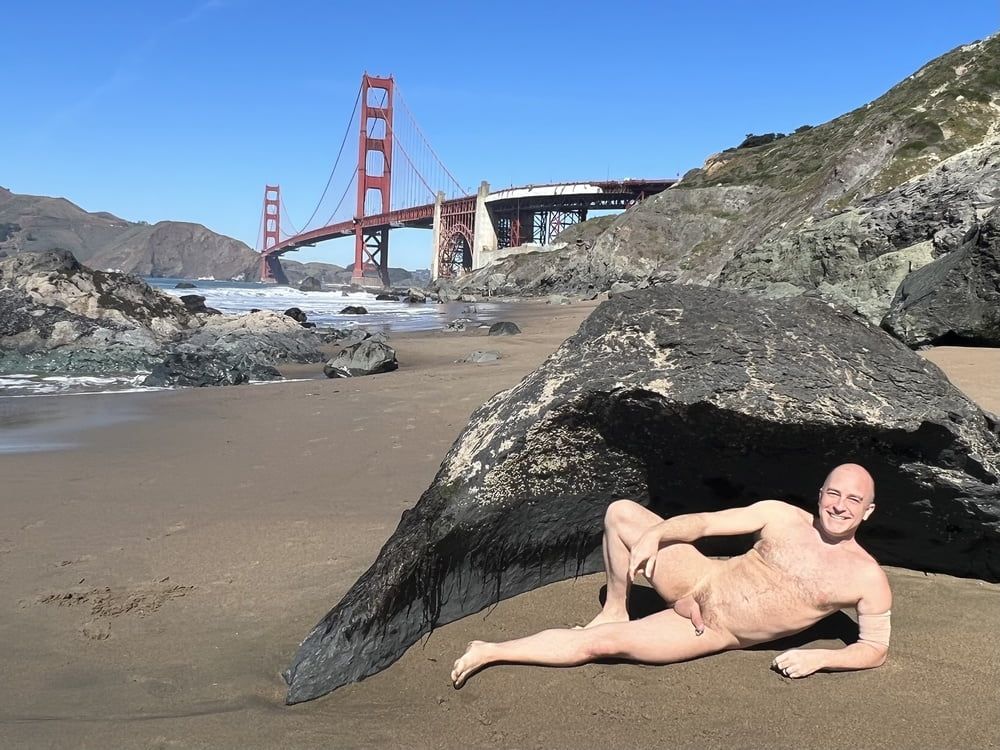 Public Nude Beach Erection #2