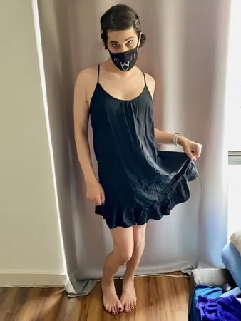 black beach dress         