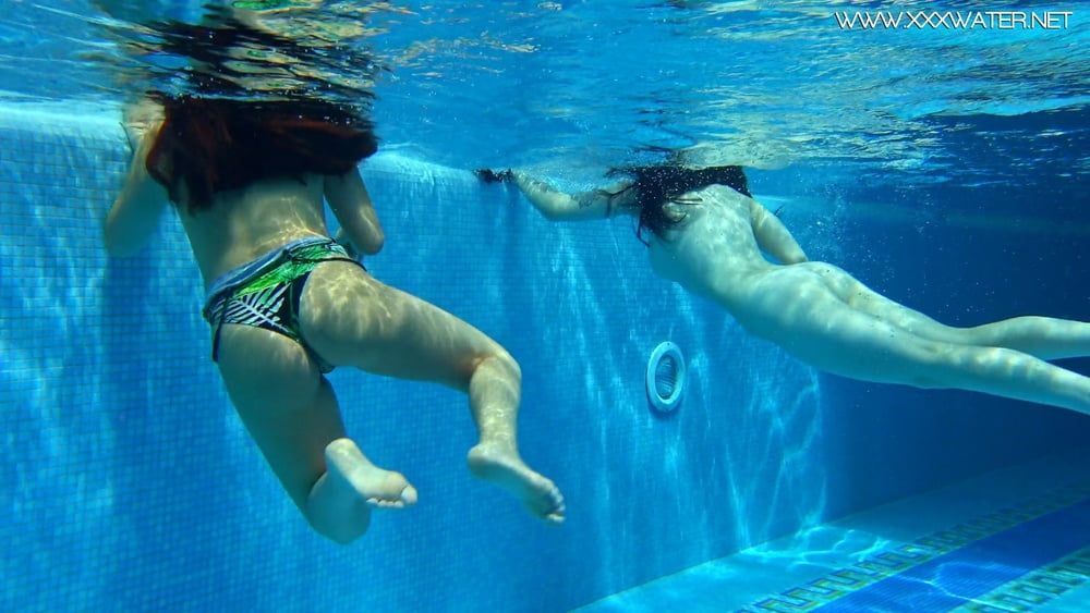  Sheril and Diana Rius Underwater Swimming Pool Erotics #17