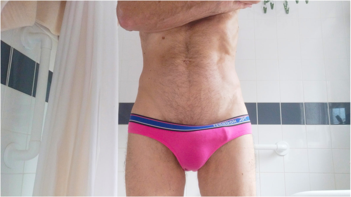 More of my cock in hot pants underwear - Hypospadias UK