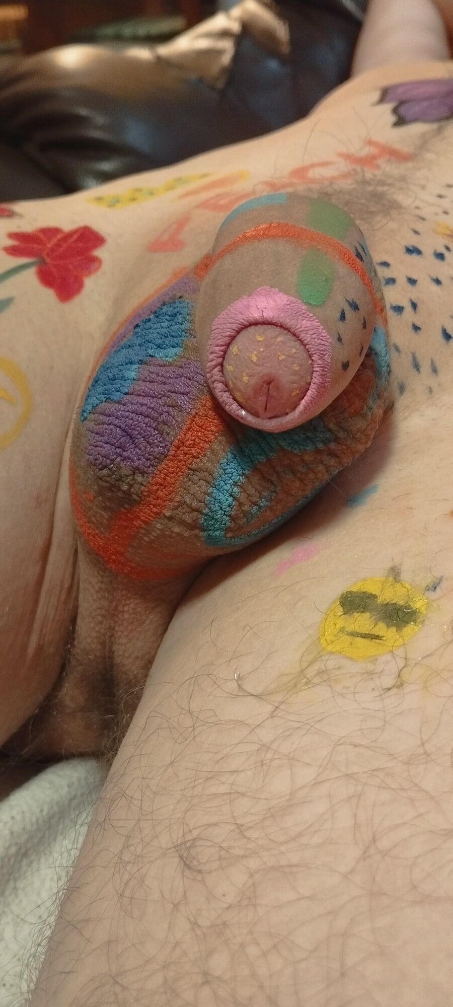 She painted my crotch #3