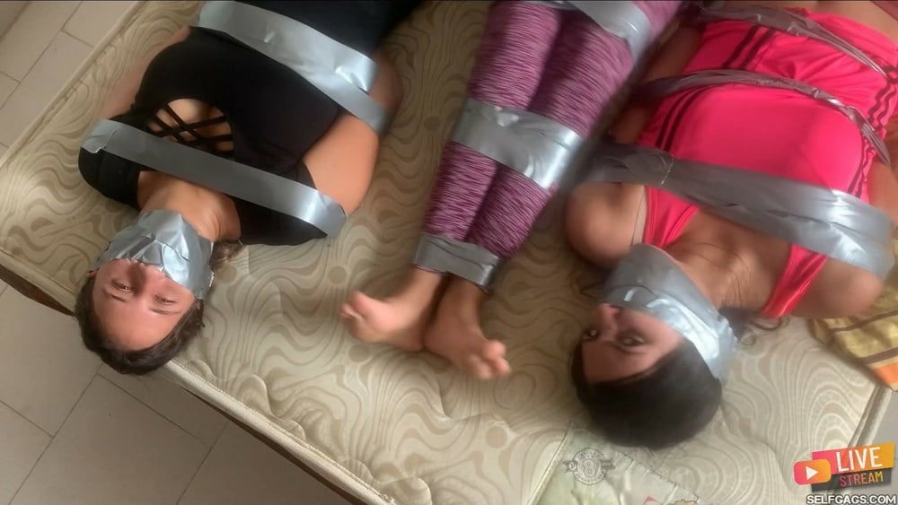 Sexy Live Cam Girls Tied Up And Gagged With Duct Tape #15