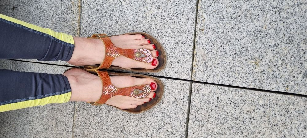 my feet in Sandals #7