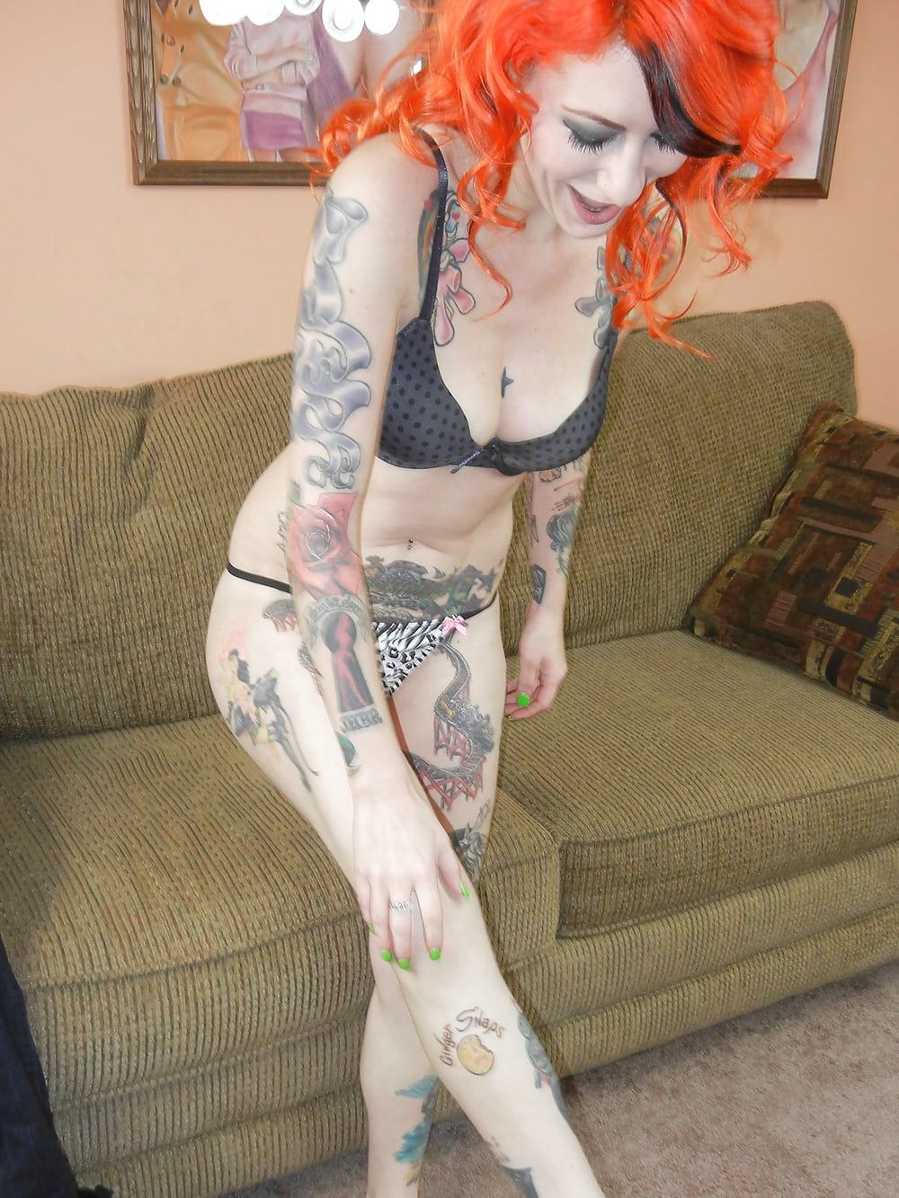 Scarlett Storm shows off her tattoos #4
