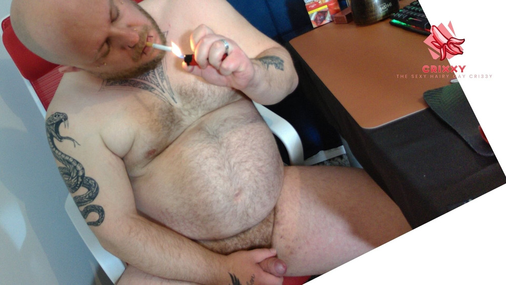 Gay hairy chubby guy shows himself uninhibited - Cri33Y #36