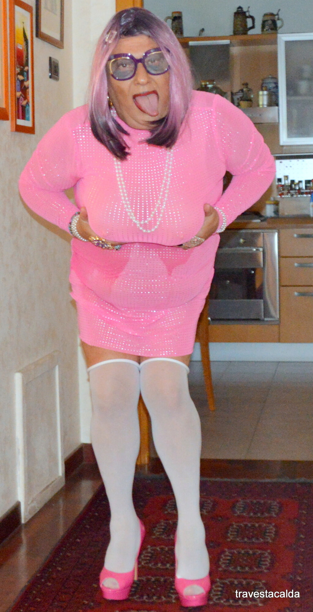 little sissy whore in pink #51