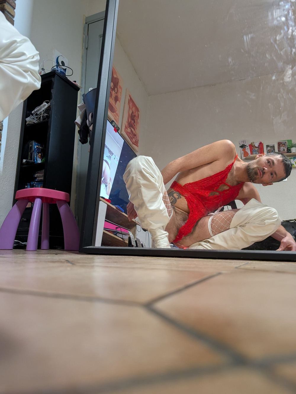 Lady boy sexy lingerie  #3