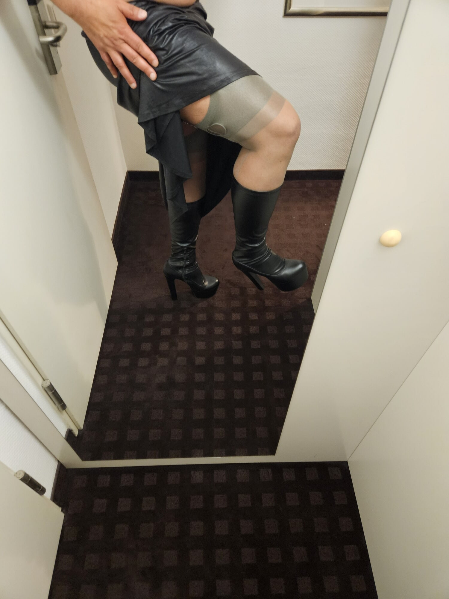 Sissyslut alone at the hotel