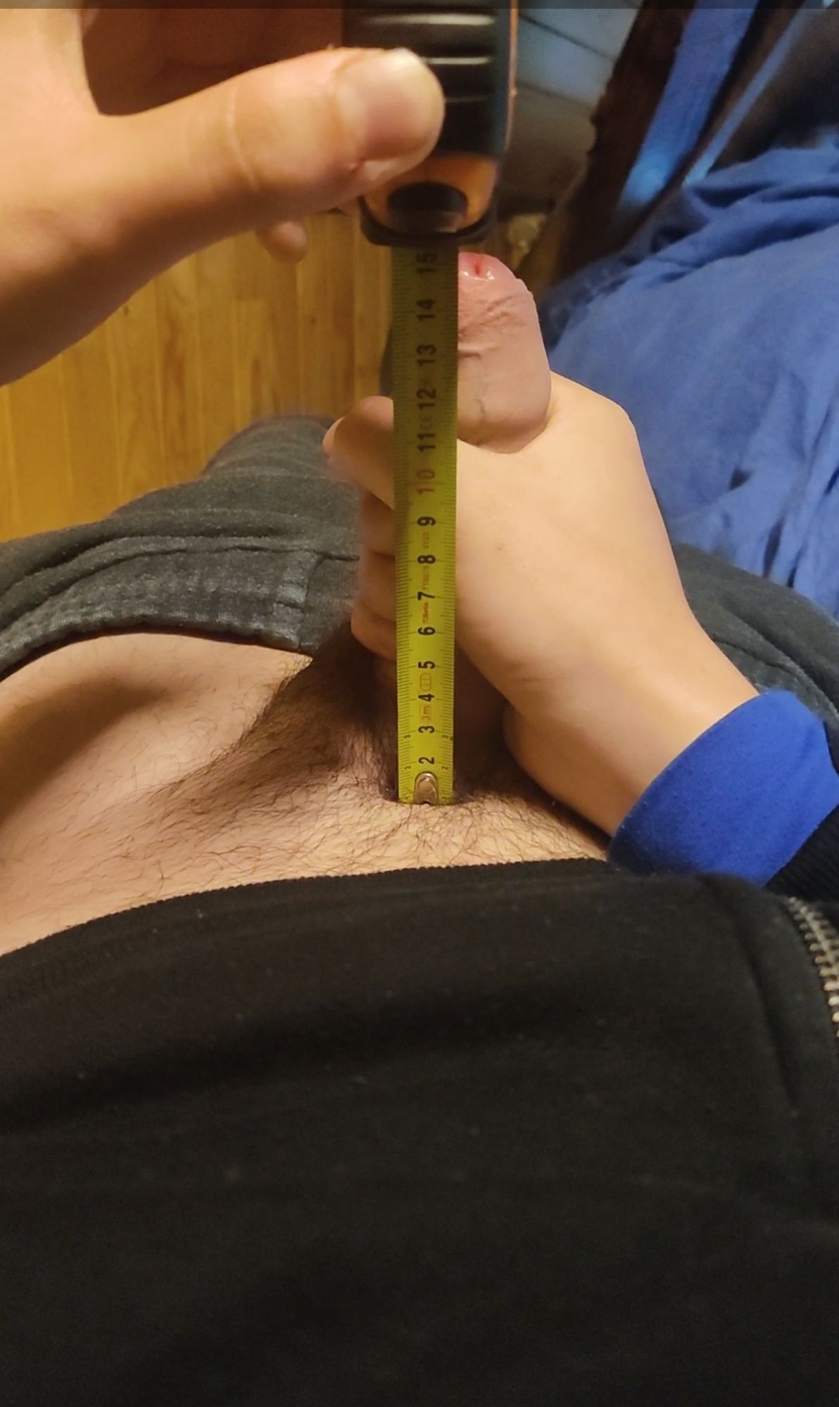 Tried to measure my cock (a little over 15cm max) #4