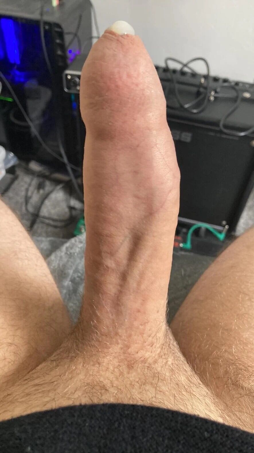 Mix of pics of body, ass and mega cock.