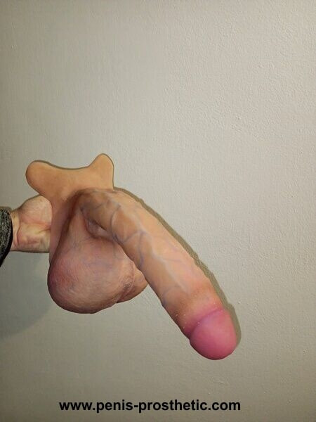 Custom Big Silicone Prosthetic Penis #44