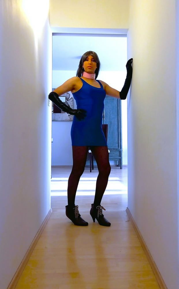 Tammycross in blue dress #52