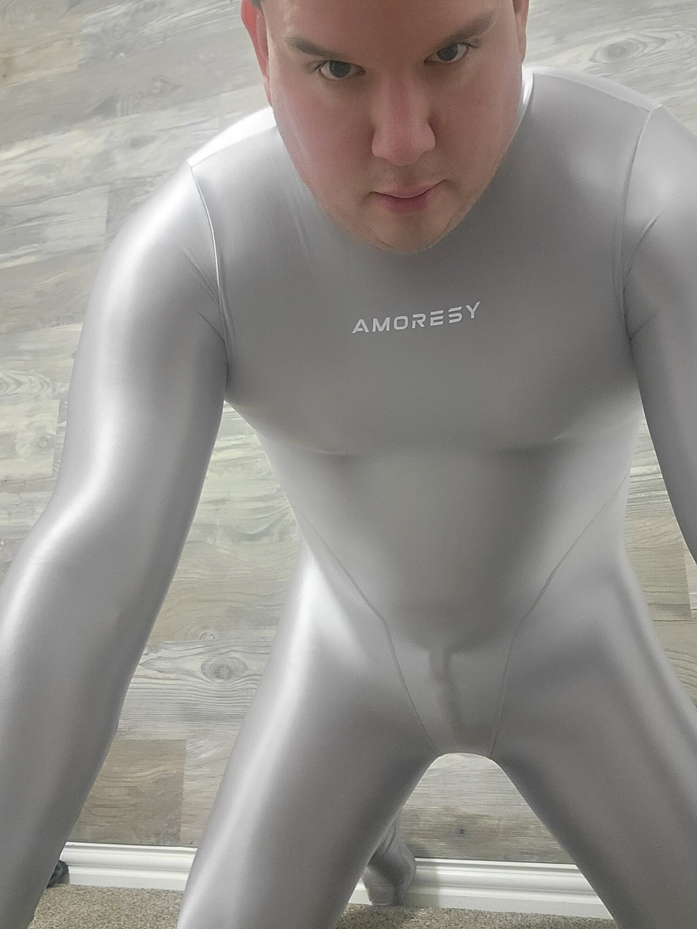 Spandexguy01234 bulging in my bodysuits  #42
