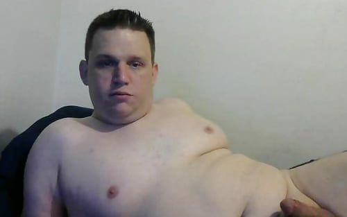 Fat bottom cub Jake masturbating #6
