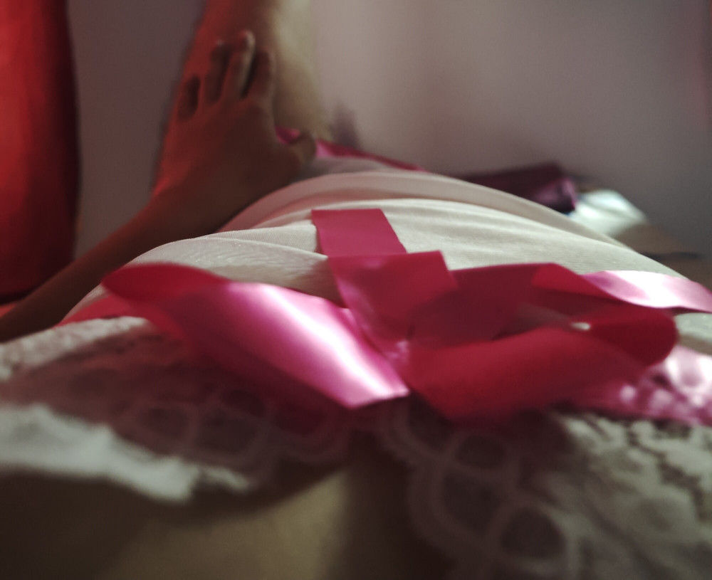 Slimmy Sree in while baby doll #2