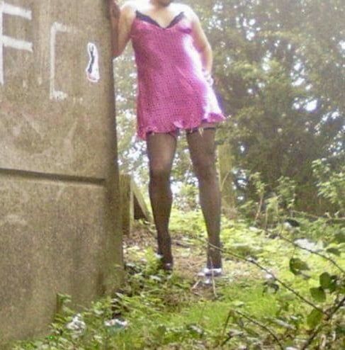 Pink Chemise Outside #4